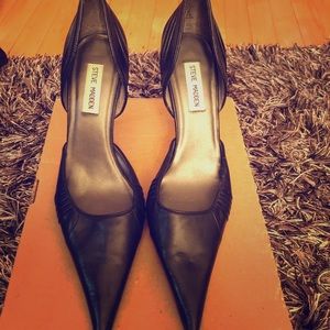 Pointed Toe Leather Steve Madden Stiletto Heels
